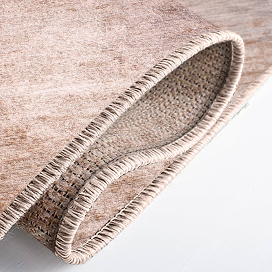 Turkish Modern Solid Texture Rug – 5x8 Feet