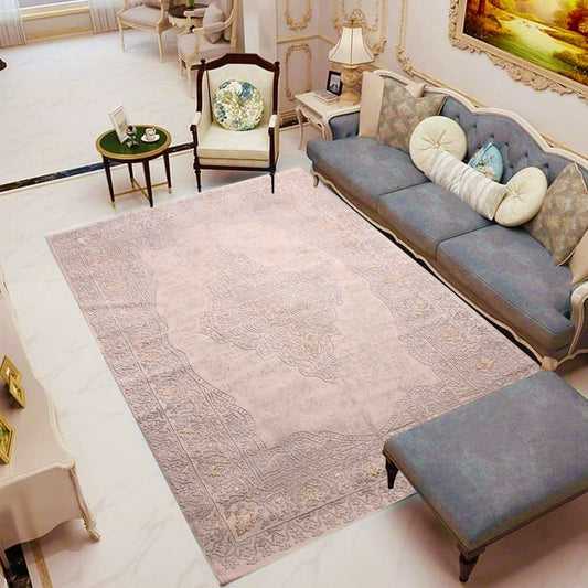 Luxury Turkish Classic Medallion Rug – 5x8 Feet