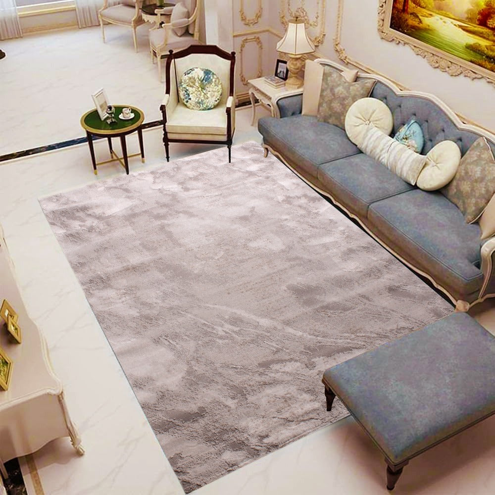 Turkish Modern Abstract Cloud Texture Rug – 5x8 Feet