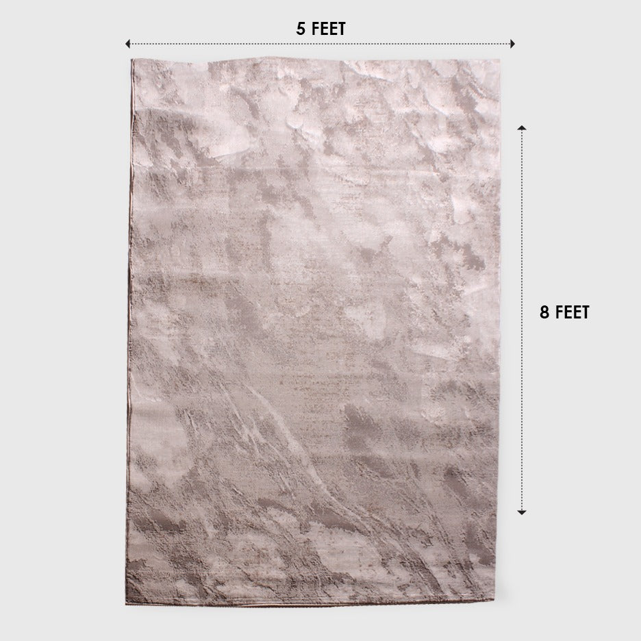 Turkish Modern Abstract Cloud Texture Rug – 5x8 Feet